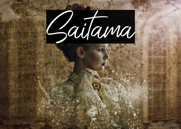 Saitama Font examples
