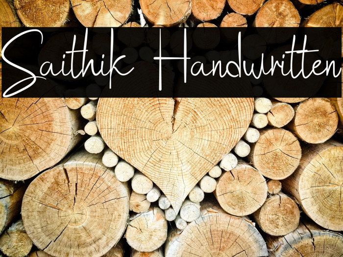 Saithik Handwritten Example 2