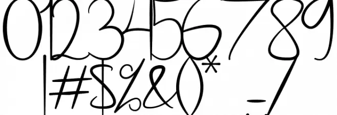 Saithik Regular Font OTHER CHARS