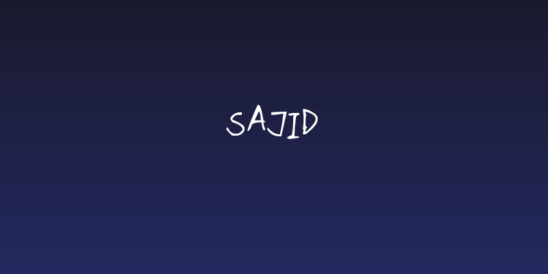 Sajid Social Header
