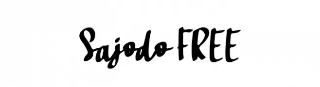 Sajodo FREE  नि: शुल्क फ़ॉन्ट्स डाउनलोड