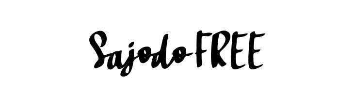 SajodoFREE  免费字体下载