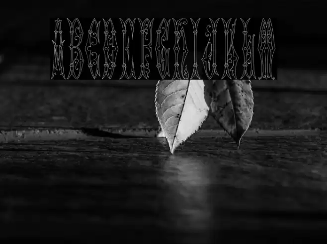 Sajou Fancy Gothic Шрифта examples