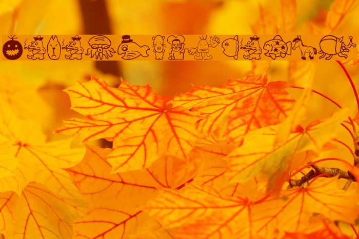 SakabeAnimal02 Font examples