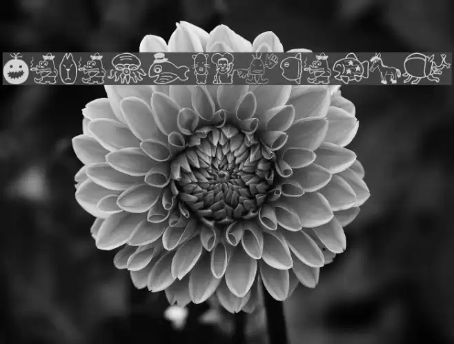 SakabeAnimal02 Font examples