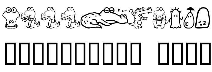 SakabeAnimal03 Font OTHER CHARS