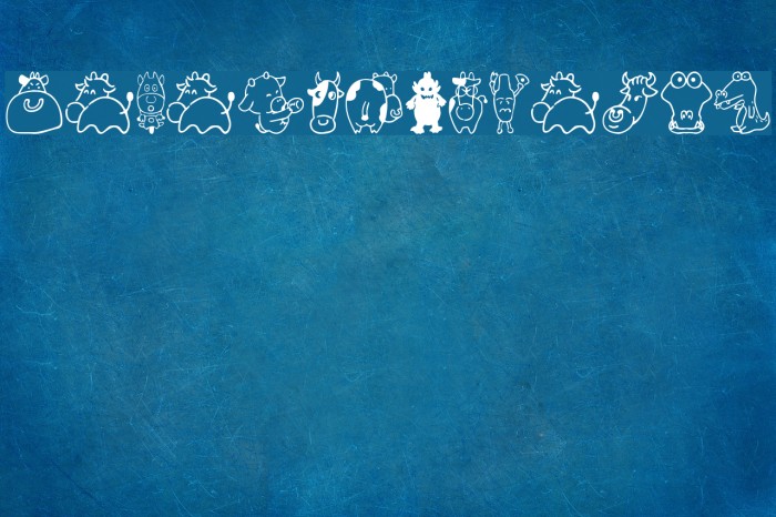 SakabeAnimal03 Font examples