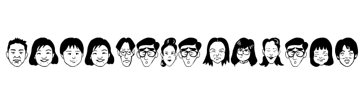 SakabePeople07 Font