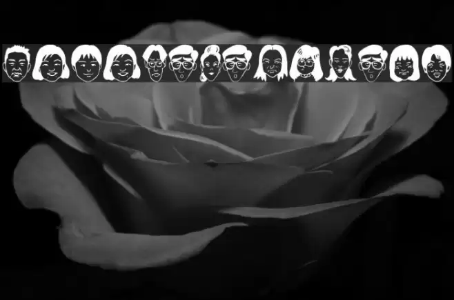 SakabePeople07 Font examples