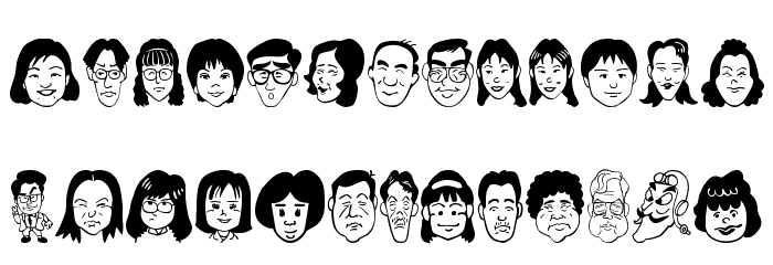 SakabePeople07 Font LOWERCASE