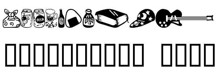 SakabeThings01 Font OTHER CHARS