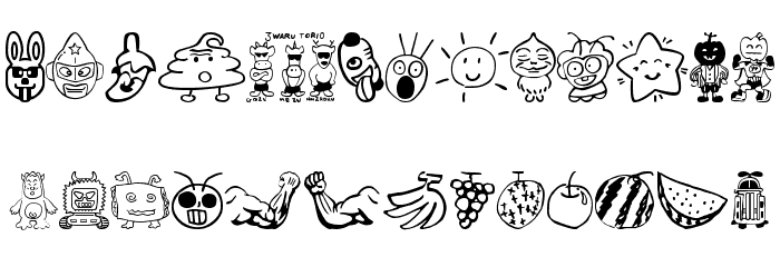 SakabeThings01 Font LOWERCASE
