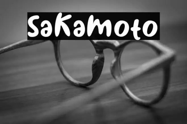Sakamoto Font examples