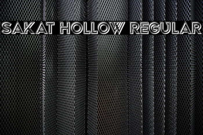 Sakat Hollow Regular Example 1