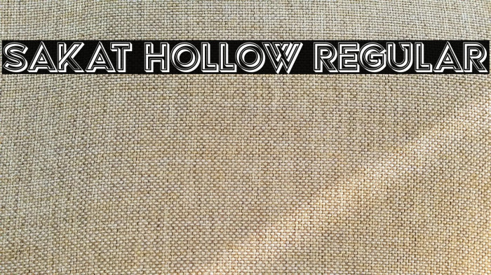 Sakat Hollow Regular Example 3