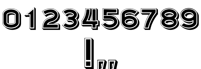 Sakat Regular Font OTHER CHARS
