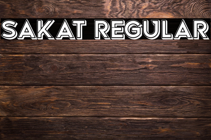 Sakat Regular Example 2