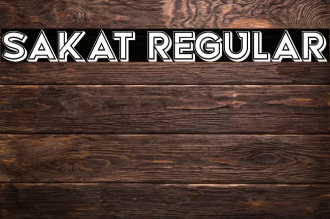 Sakat Regular Example 2