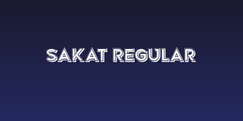 Sakat Regular Social Header