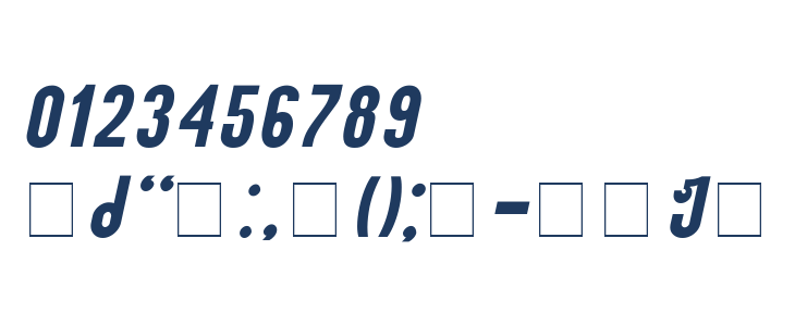 Sakatrvelo-ITV Italic Other Characters