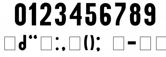 Sakatrvelo-ITV Font OTHER CHARS