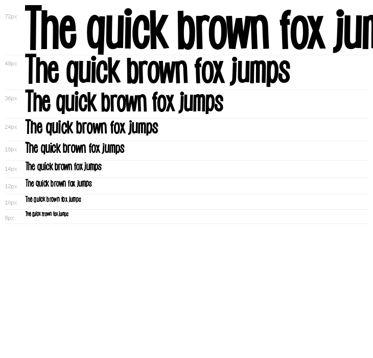 Saker Sans Bold PERSONAL USE Waterfall