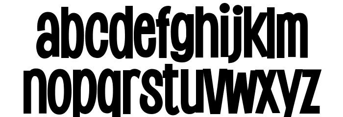 Saker Sans Bold PERSONAL USE Font LOWERCASE