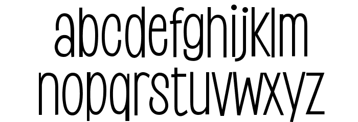 Saker Sans Light PERSONAL USE Font LOWERCASE