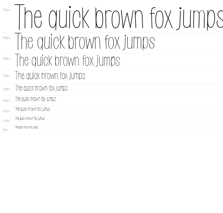 Saker Sans Thin PERSONAL USE Waterfall