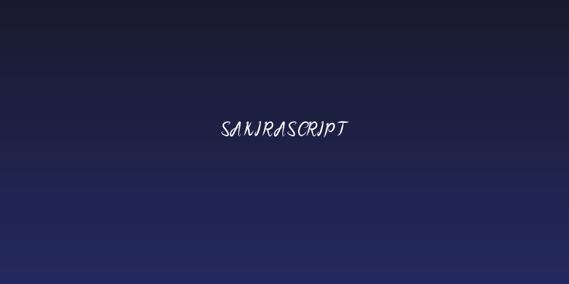 SakiraScript Social Header