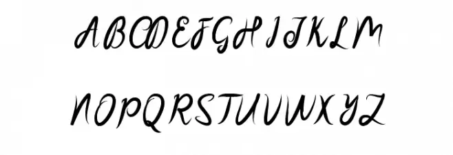 SakiraScript Polices MAJUSCULES