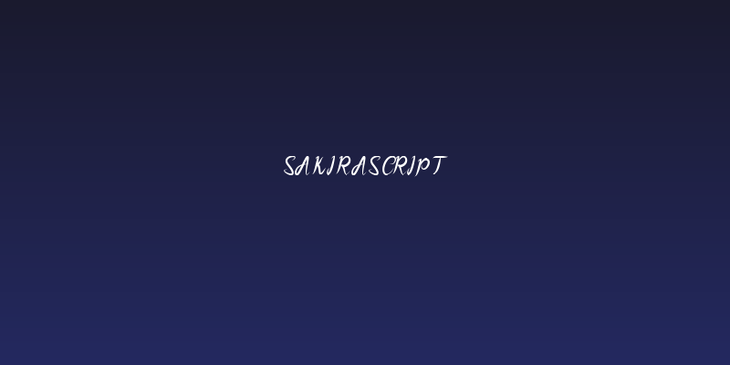 SakiraScript Social Header