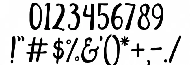 Sakra Font OTHER CHARS