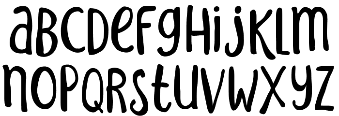 Sakra Font LOWERCASE