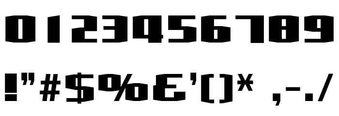 Sakucho Black フォント その他の文字
