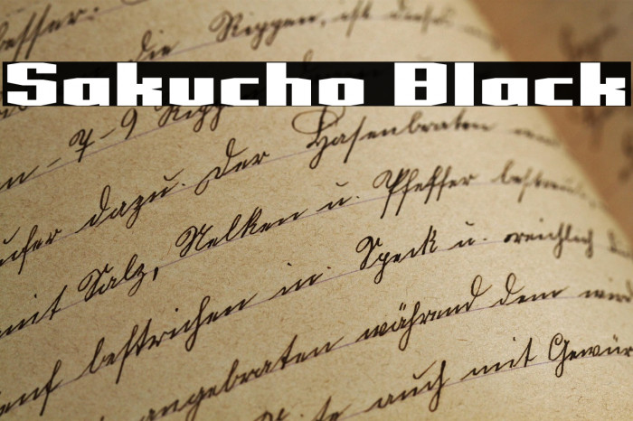 Sakucho Black Example 1
