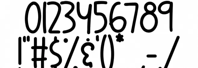 Sakura Blossom Font OTHER CHARS