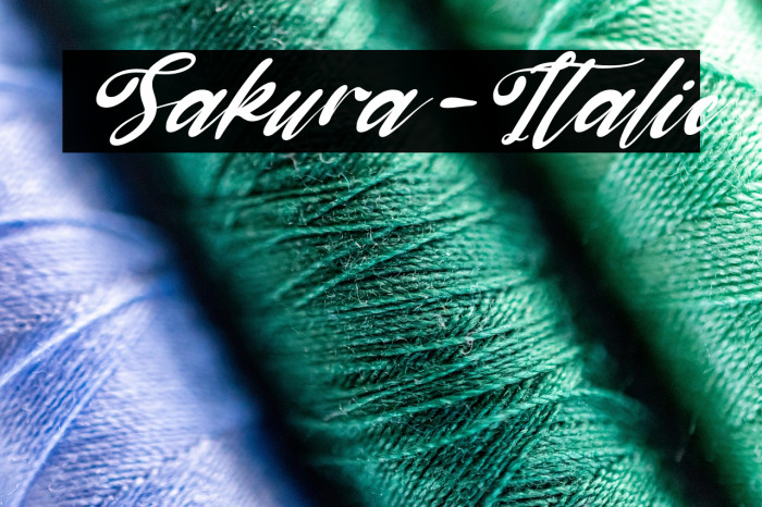 Sakura-Italic Example 3