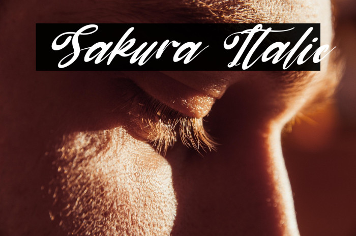 Sakura Italic Example 2