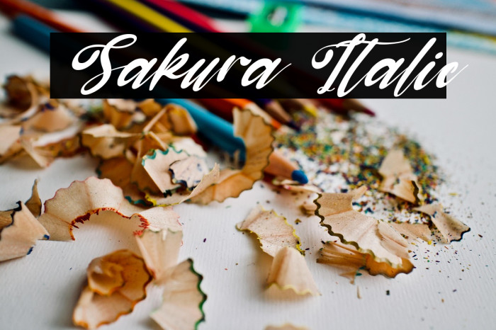 Sakura Italic Example 3