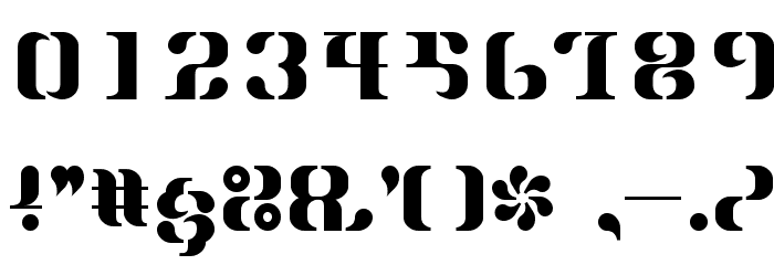 Sakura RegularE Font OTHER CHARS