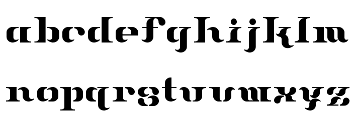 Sakura RegularE Font LOWERCASE