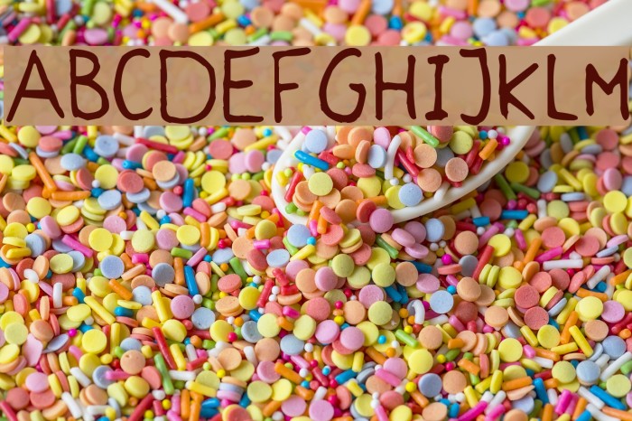 Sakurachan Font examples