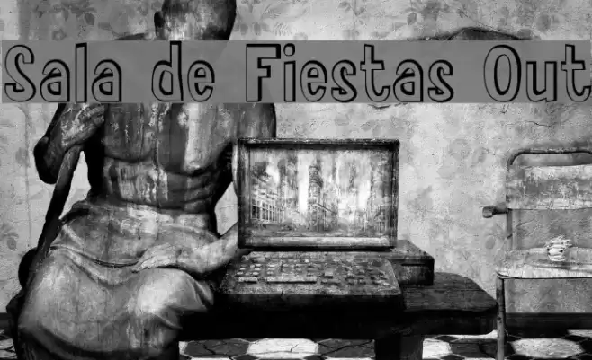 Sala de Fiestas Out Font examples