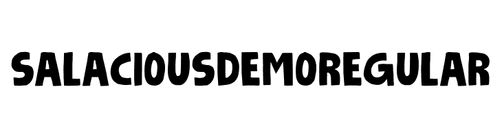 Salacious DEMO Regular  免费字体下载