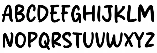 Salad Chicken 字体 大写