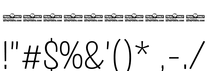 Salad Interlock Trial Light Font OTHER CHARS