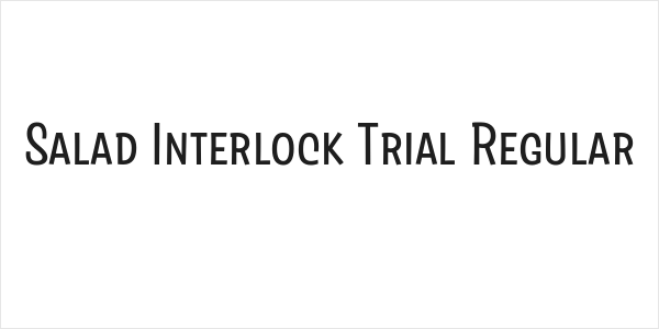 Salad Interlock Trial Regular Logo
