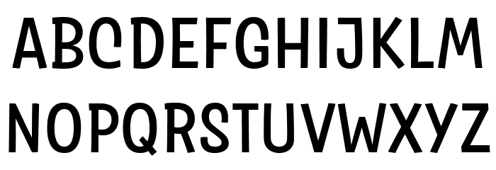 Salad Interlock Trial Regular Font LOWERCASE