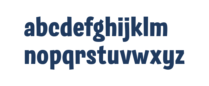 Salad Trial Extrabold Lowercase